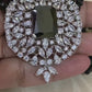 Diamond look pendant necklace | Indian jewelry