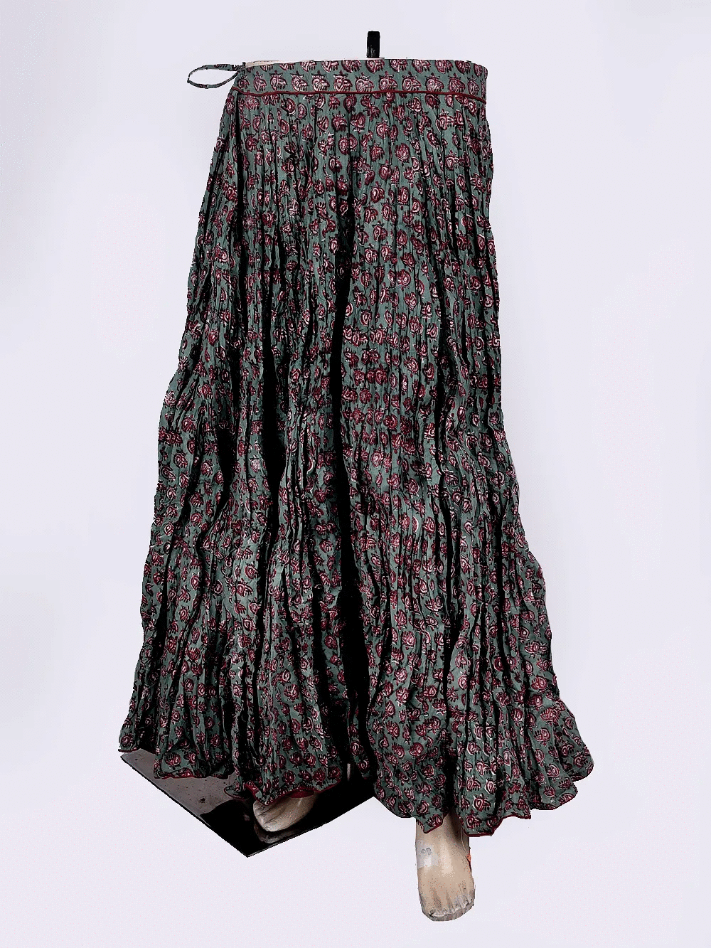 48 Kalis long cotton skirt | block print cotton skirt
