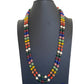 Multi color beads necklace | Indian beads necklace