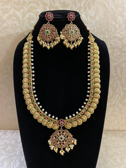 Temple necklace | South Indian jewelry | traditional jewelry | Indian jewelry