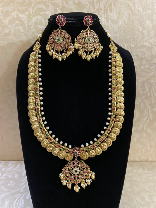 Temple necklace | South Indian jewelry | traditional jewelry | Indian jewelry