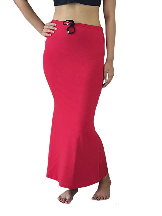 Dark Pink Saree Shape wear  | Saree Petticoat | stretchable Shapewear | Saree Inskirt