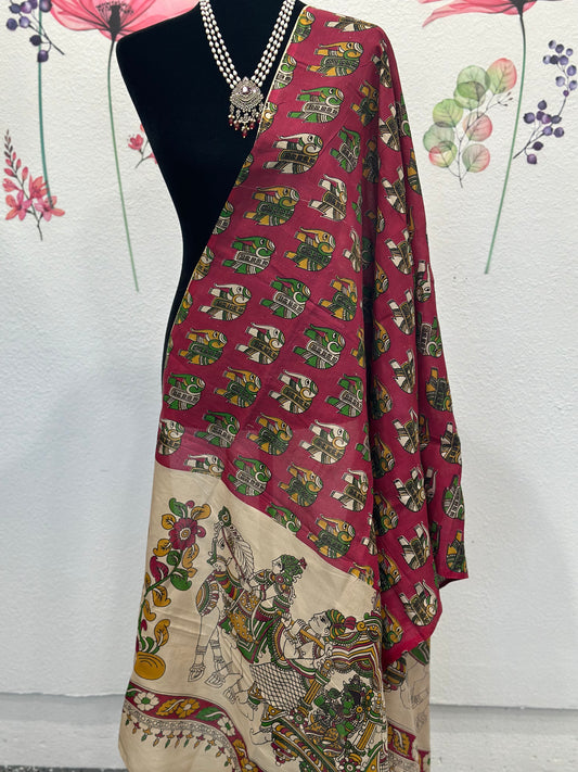 Silk dupatta | ethnic wear | Girft ideas