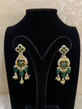 Pachi Kundan earrings | Bollywood jewelry