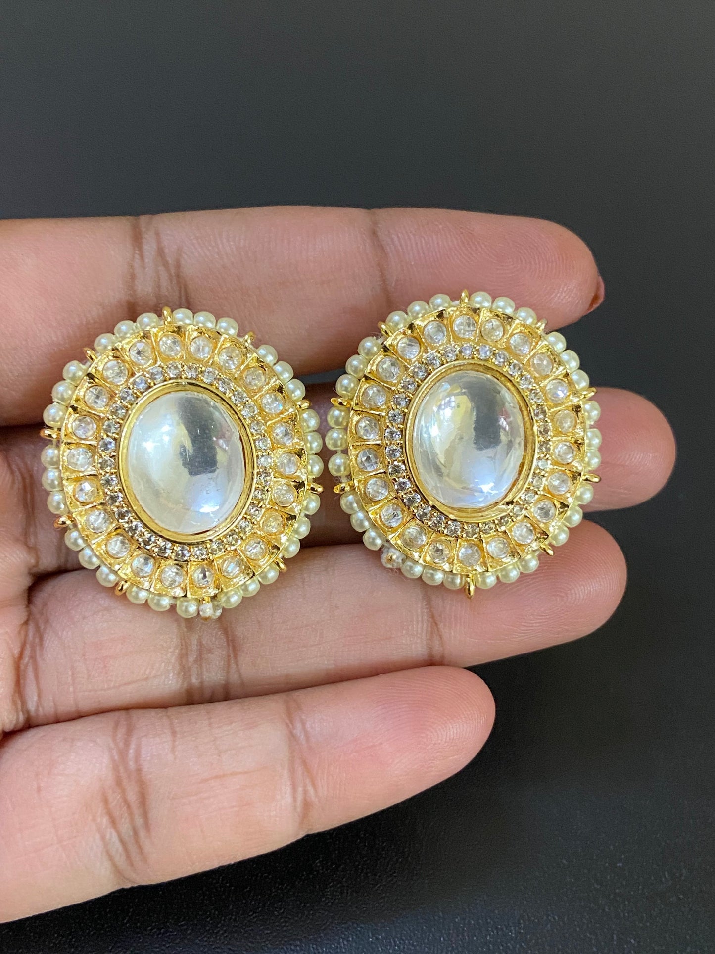 Polki kundan earrings | Indian earrings
