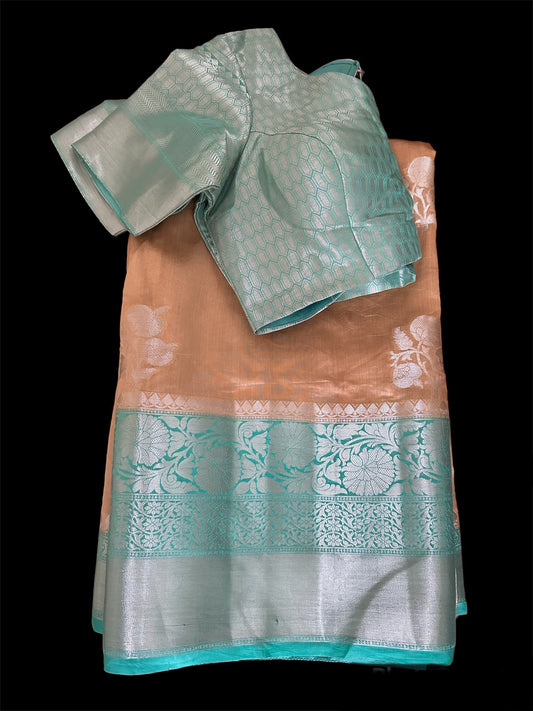 Dola tussar Saree | Partywear Saree