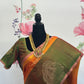 Kanchi pattu saree with embroidery blouse