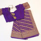 Purple Benaras khaddi georgette saree | handloom saree | partywear saree | Saree in USA