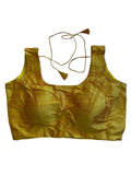 Yellow Pure Rawsilk blouse | Saree blouse | handmade blouse