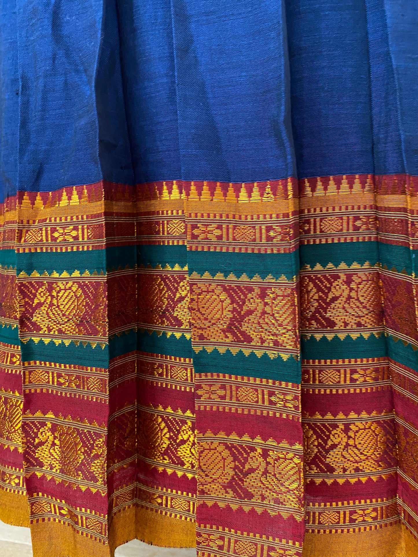 Kalamkari Narayanpet blue dress | Indian dress | custom dress