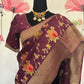 Moonga silk saree | Partywear saree