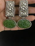 Carved stone earrings | Exclusive earrings