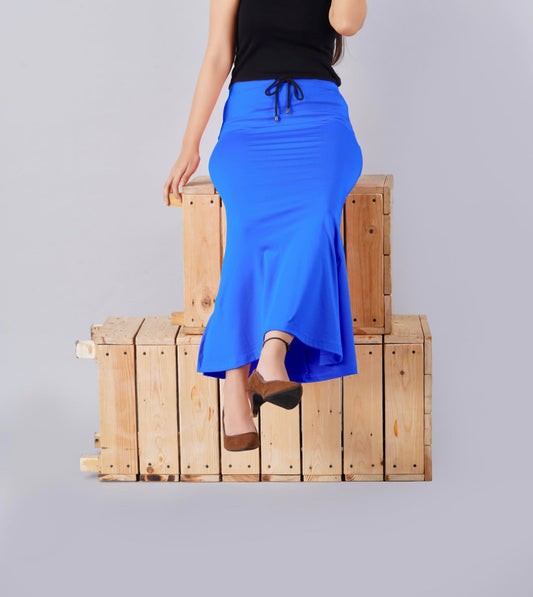 Royal Blue Saree Shape Wear  | Saree Petticoat | stretchable Shapewear | Saree Inskirt