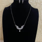 Diamond look pendant mangalsutra