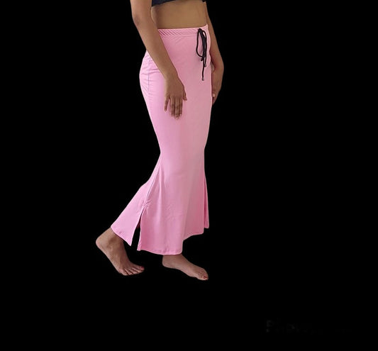 Baby Pink Saree Shape wear | Saree Petticoat | stretchable Shapewear | Saree Inskirt