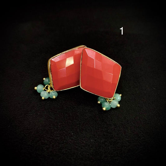 Monalisa earrings | exclusive earrings | Indian earrings | beads earrings