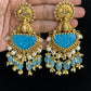 Carved stone earrings | antique earrings | Indian earrings