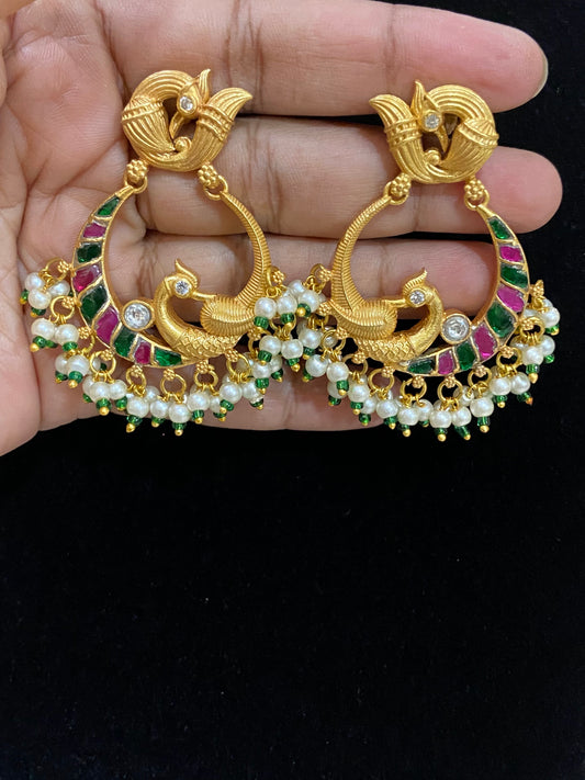 Jadau kundan earrings | antique earrings