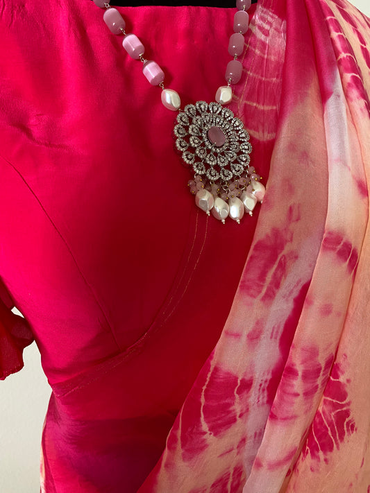 Shibori tie & dye silk Saree | Fancy Saree