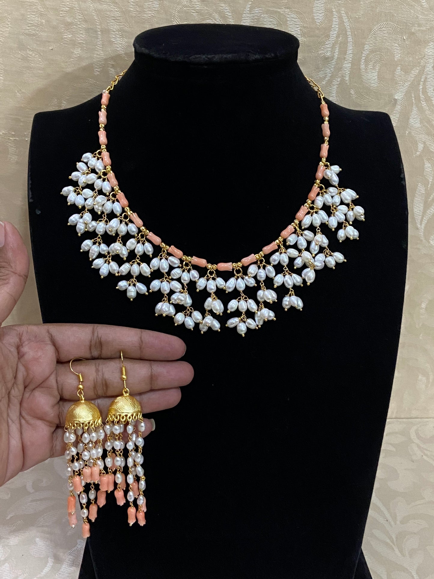 Natural fresh water pearls necklace | exclusive necklace
