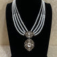 Victorian pendant pearls necklace | Indian jewelry