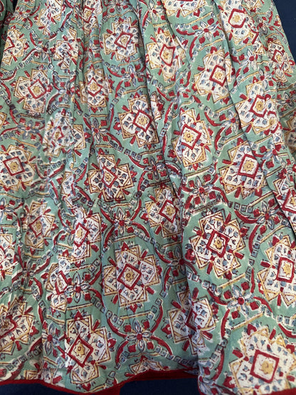 48 Kalis long cotton skirt | block print cotton skirt